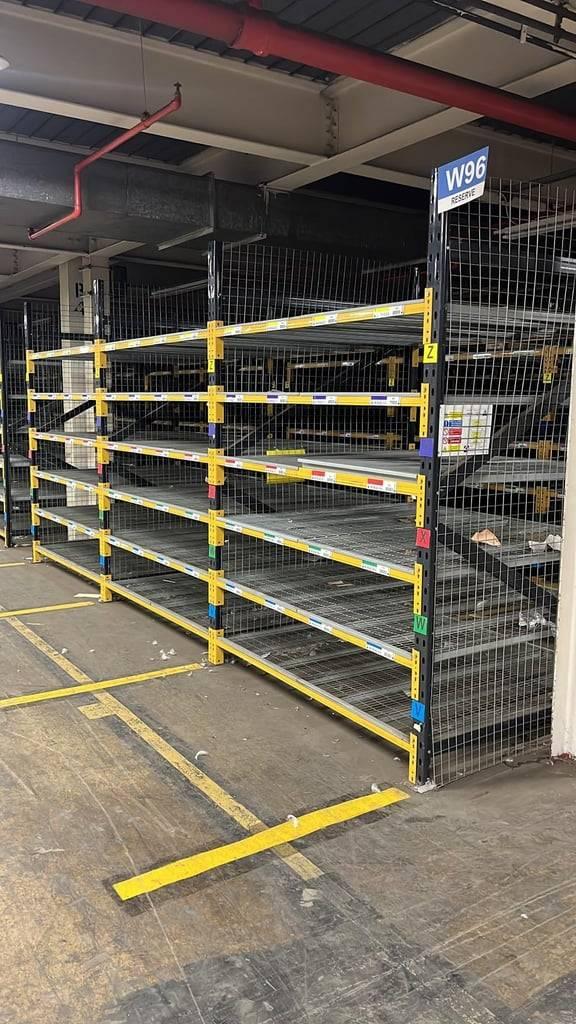 Warehouse Racking Ad ZappAds: Warehouse shelving . Pallet racking 2.5m high