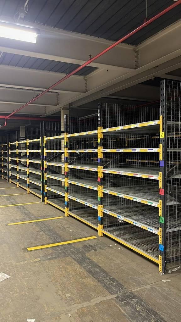 Warehouse Racking Ad ZappAds: Warehouse shelving . Pallet racking 2.5m high